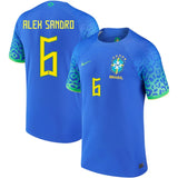 Alex Sandro Brazil 6 FIFA World Cup Jersey - Kit Captain