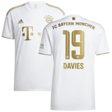 Alphonso Davies Bayern Munich 19 Jersey - Kit Captain