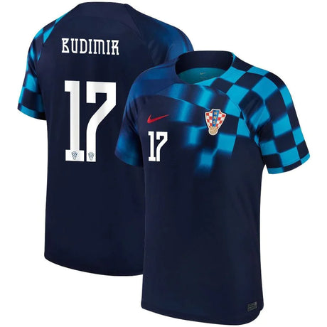 Ante Budimir Croatia 17 FIFA World Cup Jersey - Kit Captain