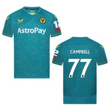 Chem Campbell Wolves 77 Jersey - Kit Captain