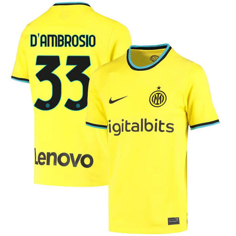 Danilo D'Ambrosio Inter Milan 33 Jersey - Kit Captain