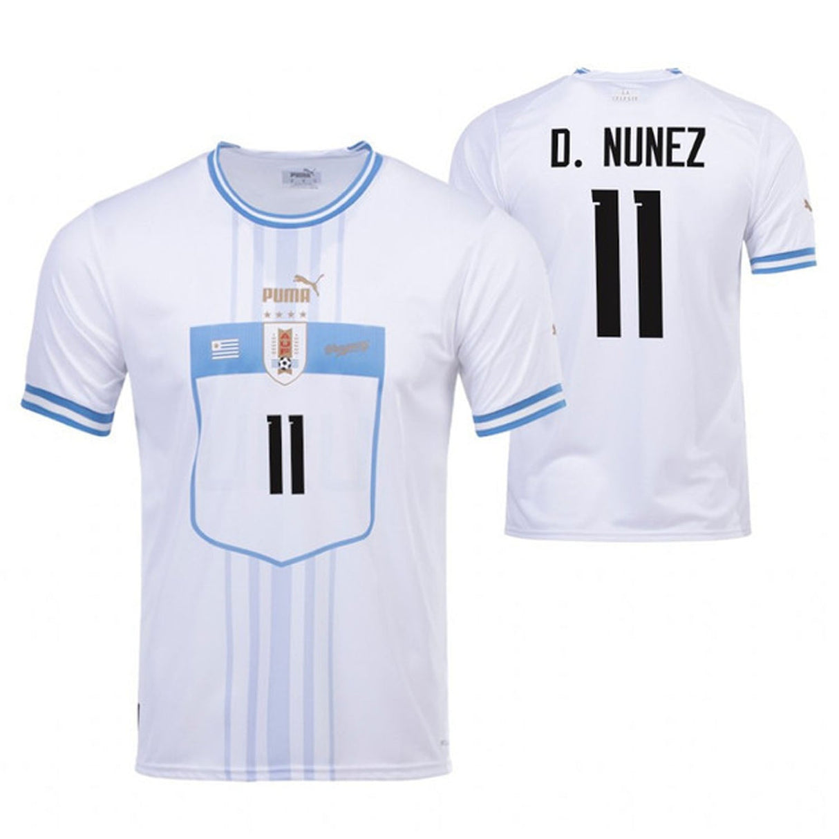 Darwin Nunez Uruguay 11 Fifa World Cup Jersey - Kit Captain