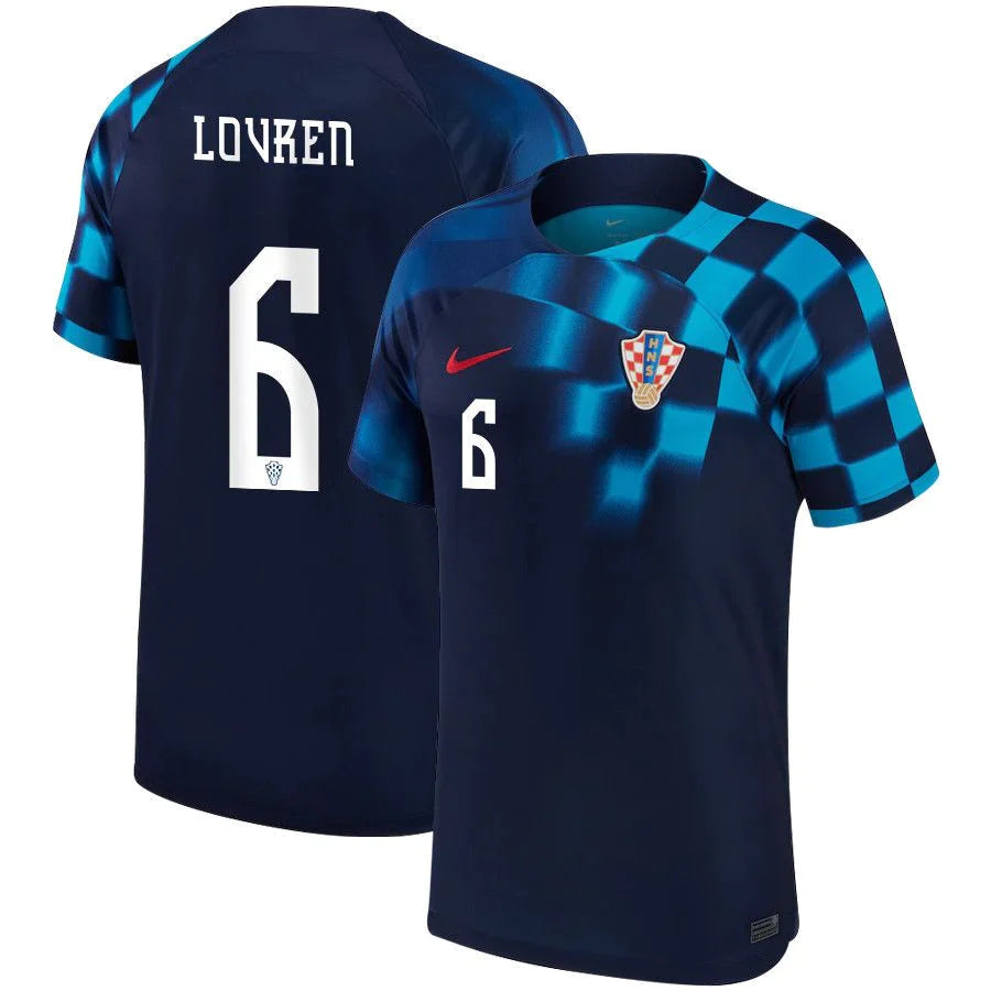 Dejan Lovren Croatia 6 FIFA World Cup Jersey - Kit Captain