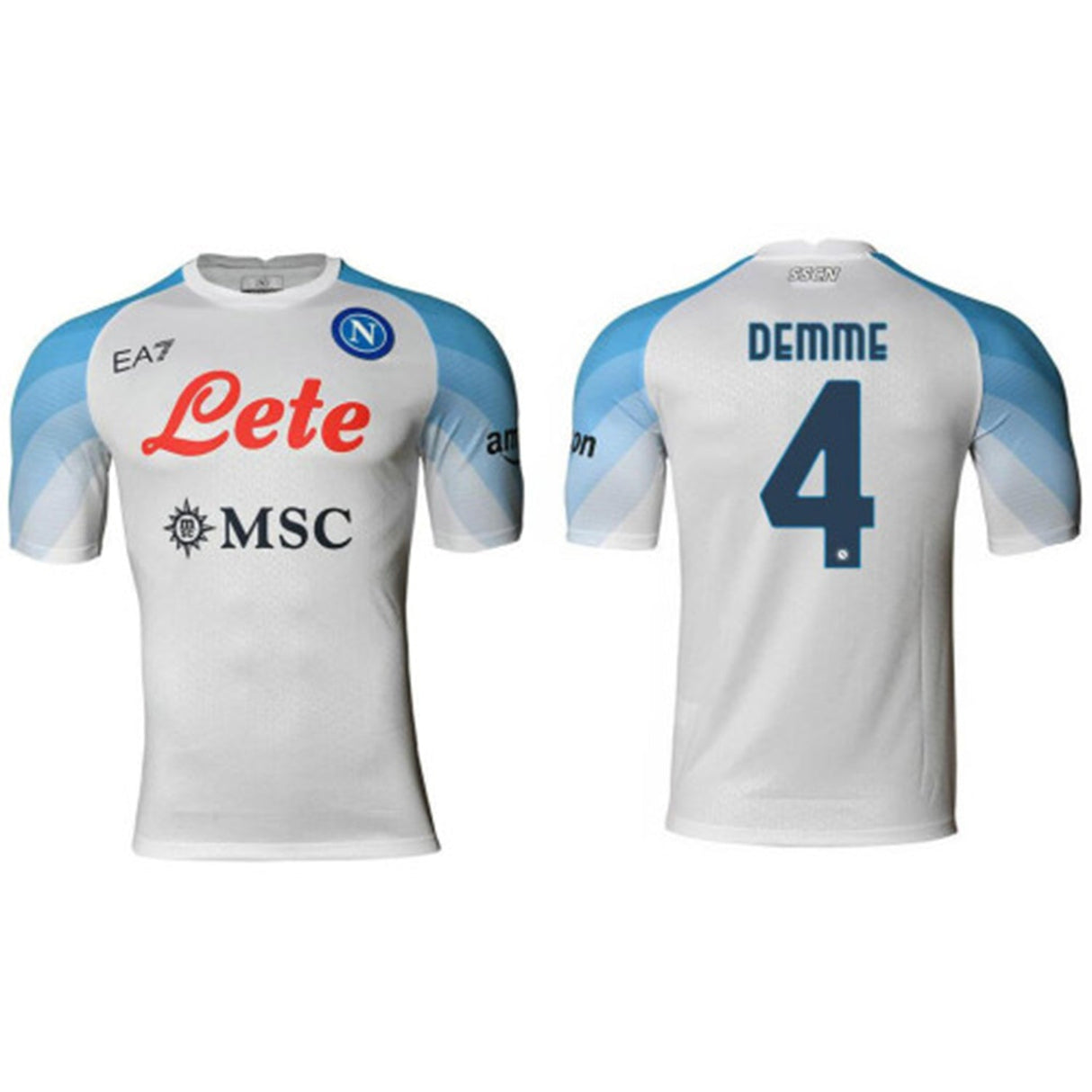 Diego Demme Napoli 4 Jersey - Kit Captain