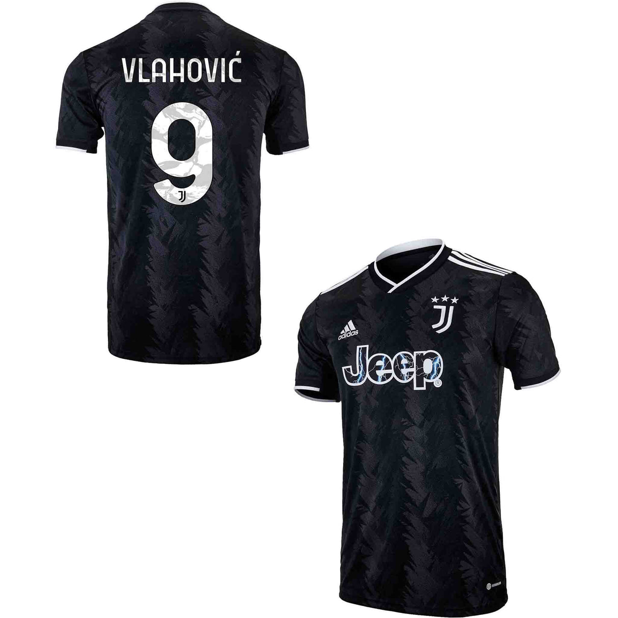 Dusan Vlahovic Juventus 9 Jersey - Kit Captain