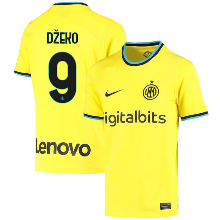 Edin Džeko Inter Milan 9 Jersey - Kit Captain