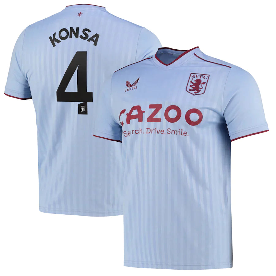 Ezri Konsa Aston Villa 4 Jersey - Kit Captain