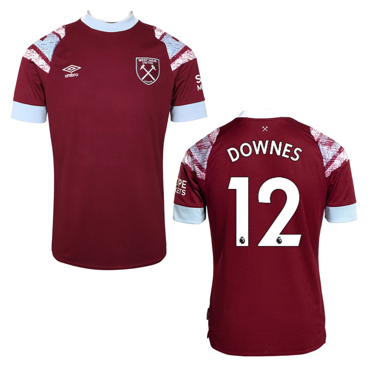 Flynn Downes West Ham 12 Jersey - Kit Captain