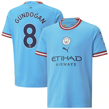 llkay Gundogan Manchester City 8 Jersey - Kit Captain