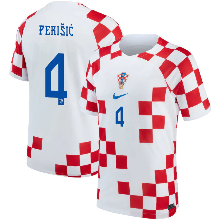 Ivan Perisic Croatia 4 FIFA World Cup Jersey - Kit Captain