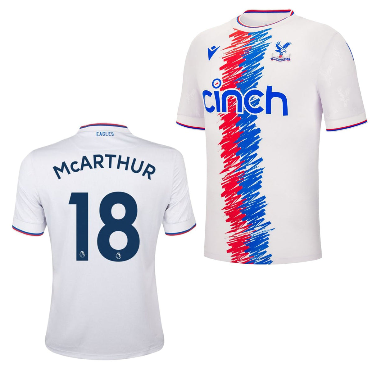 James McArthur Crystal Palace 18 Jersey - Kit Captain