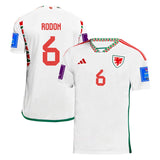 Joe Rodon Wales 6 Fifa World Cup Jersey - Kit Captain