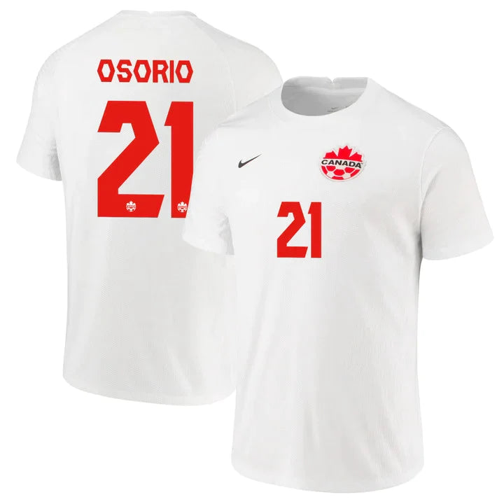 Jonathan Osorio Canada 21 FIFA World Cup Jersey - Kit Captain