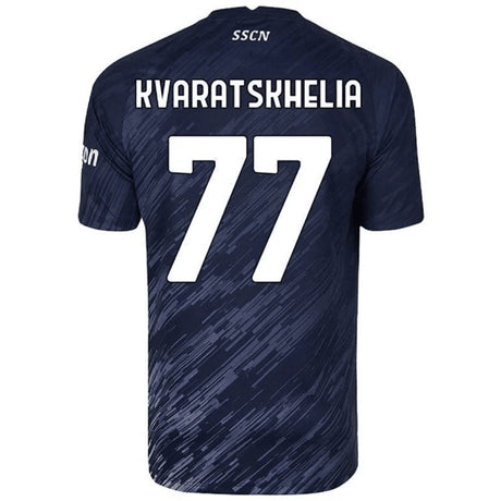 Khvicha Kvaratskhelia Napoli 77 Jersey - Kit Captain