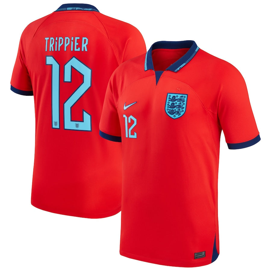 Kieran Trippier England 12 FIFA World Cup Jersey - Kit Captain