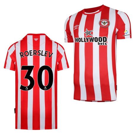 Mads Roerslev Brentford 30 Jersey - Kit Captain