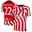 Mario Hermoso Atletico Madrid 22 Jersey - Kit Captain