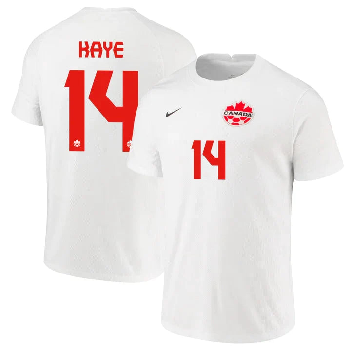 Mark-Anthony Kaye Canada 14 FIFA World Cup Jersey - Kit Captain