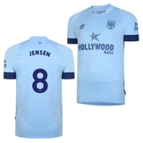 Mathias Jensen Brentford 8 Jersey - Kit Captain