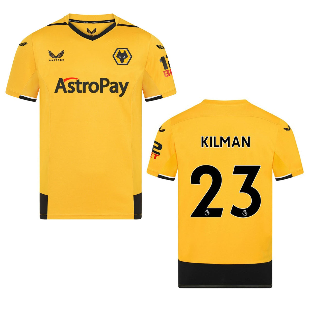 Max Kilman Wolves 23 Jersey - Kit Captain