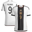 Niclas Füllkrug Germany 9 FIFA World Cup Jersey - Kit Captain