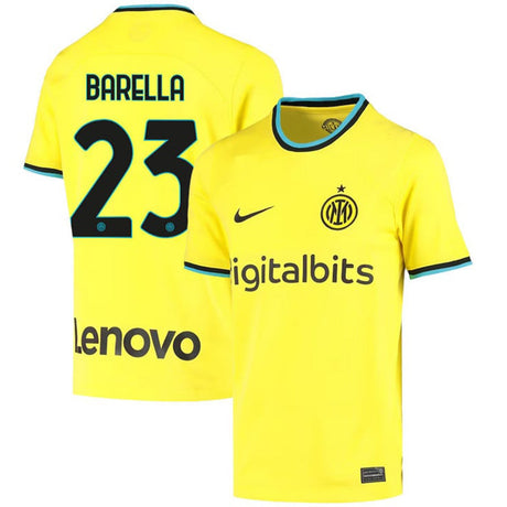 Nicolo Barella Inter Milan 23 Jersey - Kit Captain