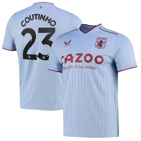 Philippe Coutinho Aston Villa 23 Jersey - Kit Captain