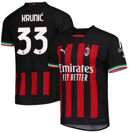 Rade Krunić AC Milan 33 Jersey - Kit Captain