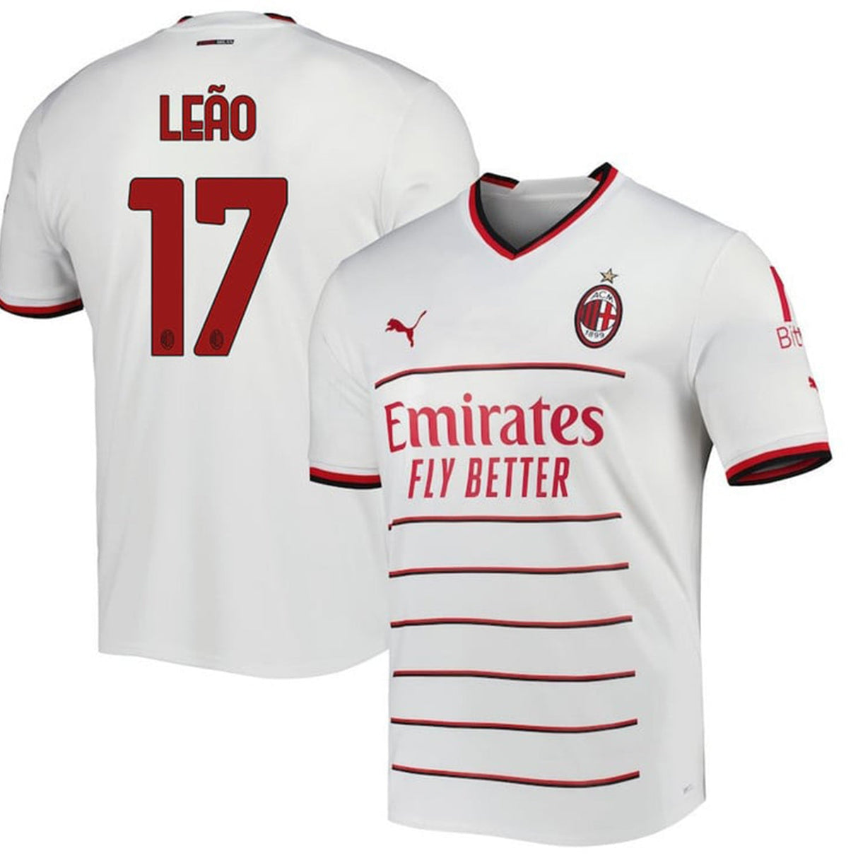 Rafael Leão AC Milan 17 Jersey - Kit Captain