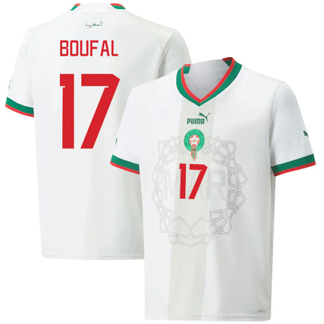 Sofiane Boufal Morocco 17 FIFA World Cup Jersey - Kit Captain