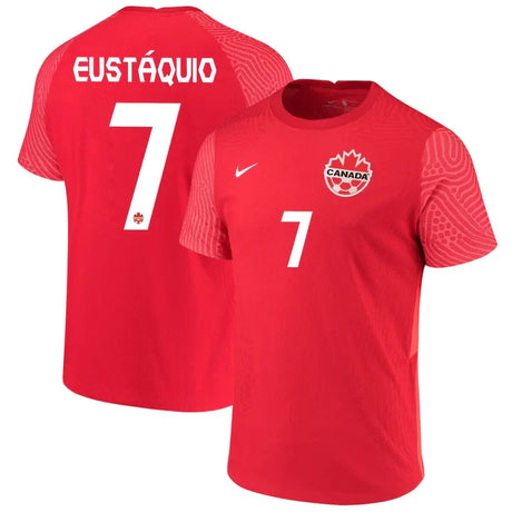 Stephen Eustaquio Canada 7 FIFA World Cup Jersey - Kit Captain