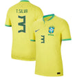 Thiago Silva Brazil 3 FIFA World Cup Jersey - Kit Captain