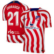 Yannick Carrasco Atletico Madrid 21 Jersey - Kit Captain