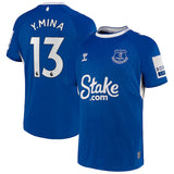 Yerry Mina Everton 13 Jersey - Kit Captain