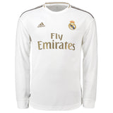 Real Madrid Home Authentic Shirt 2019-20 - Long Sleeve - Kit Captain