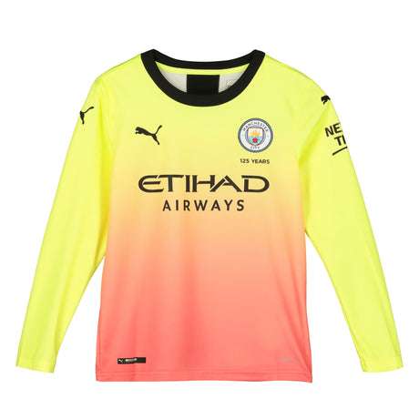 Manchester City Third Shirt 2019-20 - Long Sleeve - Kids - Kit Captain