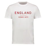 England Graphic WordmarkT-Shirt - White - Mens - Kit Captain