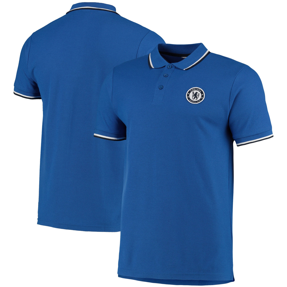 Chelsea Tipped Polo Shirt - Blue - Mens - Kit Captain