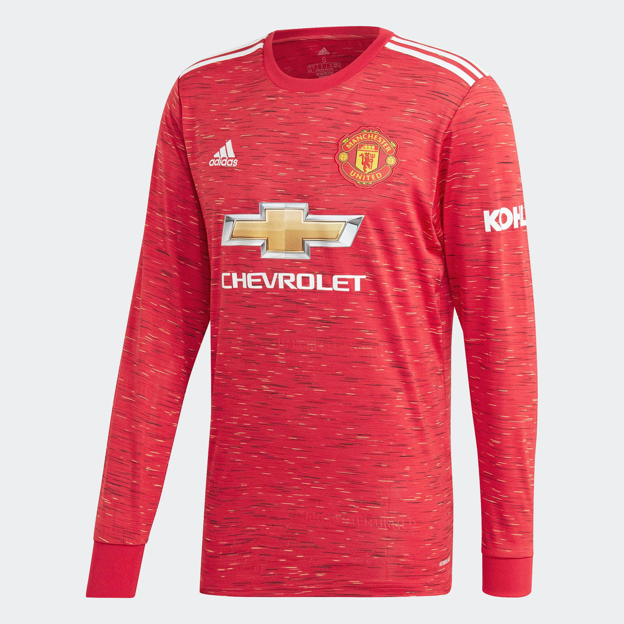 Manchester United Home Shirt 2020-21 - Long Sleeve - Kit Captain