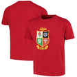 British & Irish Lions Large Logo Tee - Junior - Red - Kit Captain