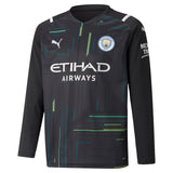 Manchester City Goalkeeper Shirt 2021-22-Kids-Long Sleeve - Kit Captain