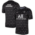 Paris Saint-Germain Training Top - Short Sleeve - Black - Kit Captain