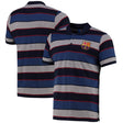 Barcelona Yarn Dye Stripe Polo - Claret/White/Blue - Mens - Kit Captain