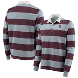 England Rugby Striped Long Sleeve Rugby Shirt - Kit Captain