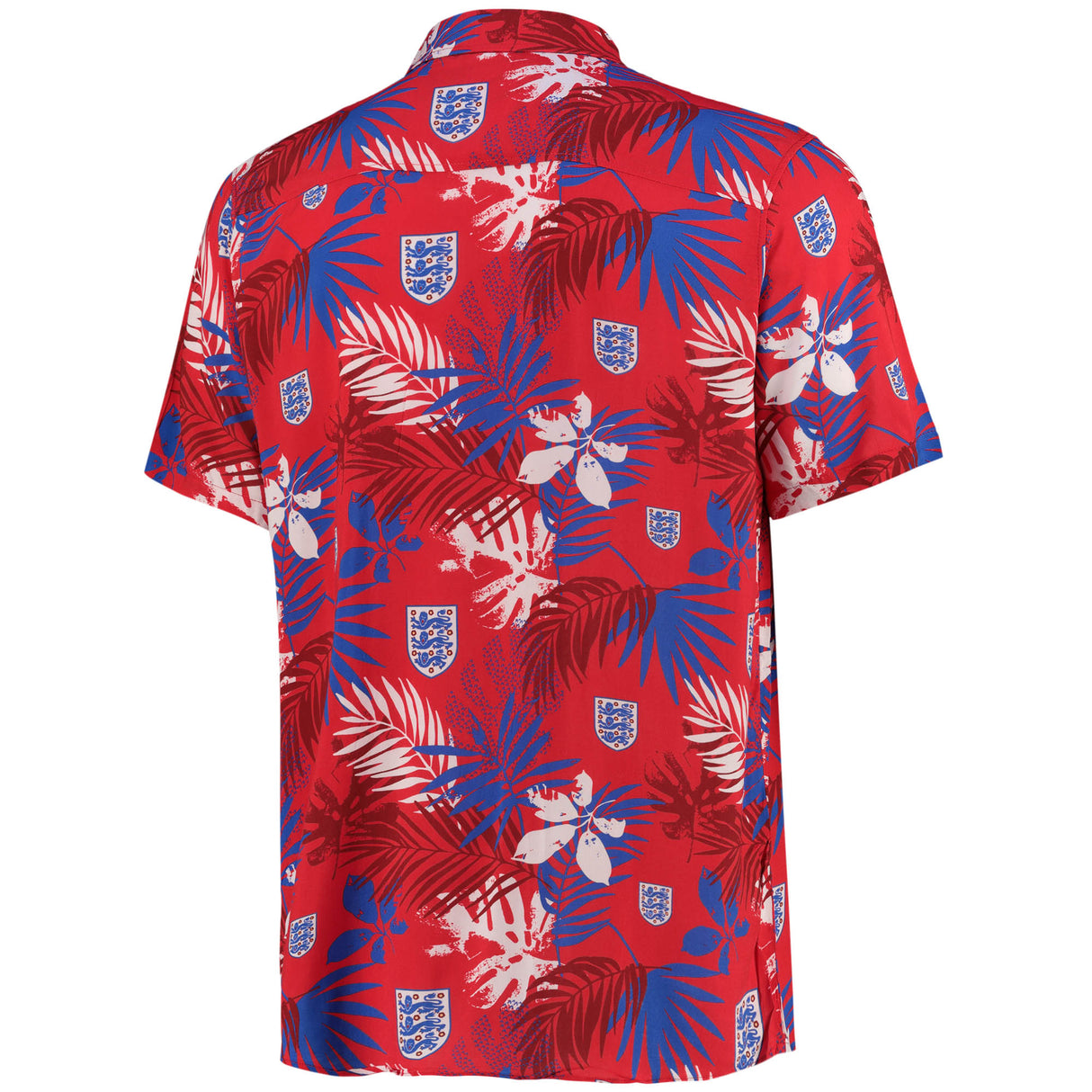 England Hawaiian Shirt - Red - Mens - Kit Captain