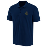 Everton Essentials Small Crest Polo - Navy - Mens - Kit Captain