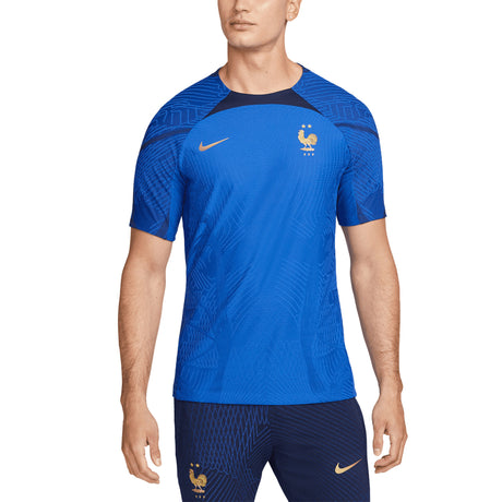 France Strike Elite Short Sleeve Top - Royal Blue - Kit Captain