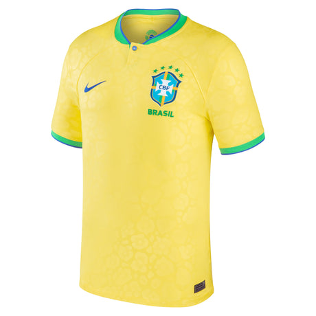 Brazil Home Stadium Shirt 2022 - Kids - Kit Captain