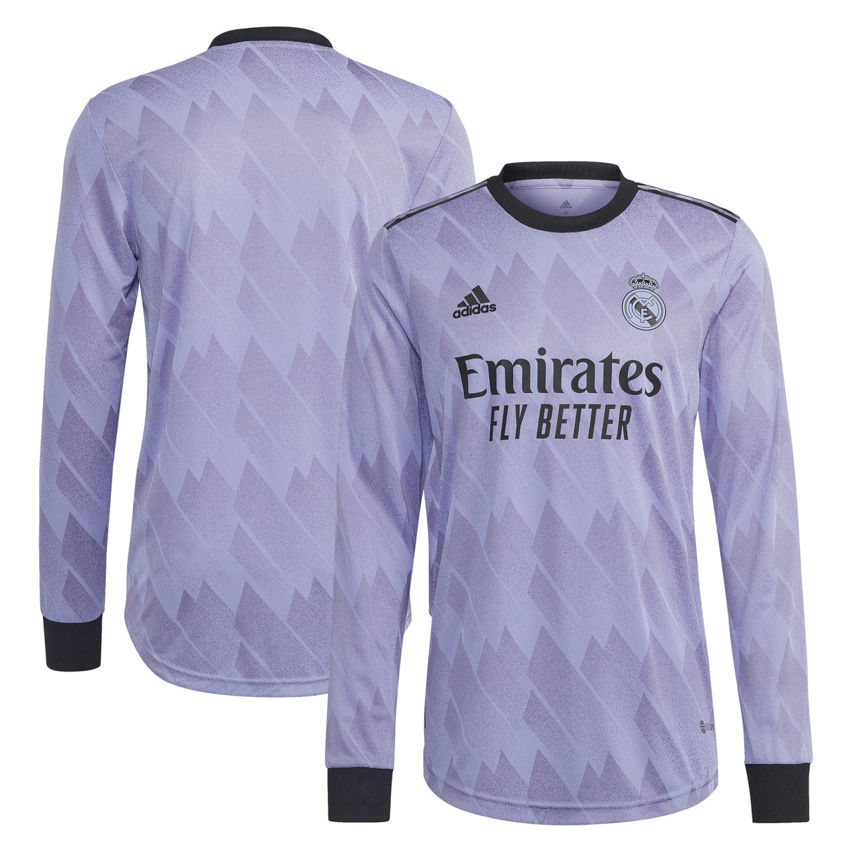 Real Madrid Away Authentic Shirt 2022-23 - Long Sleeve - Kit Captain