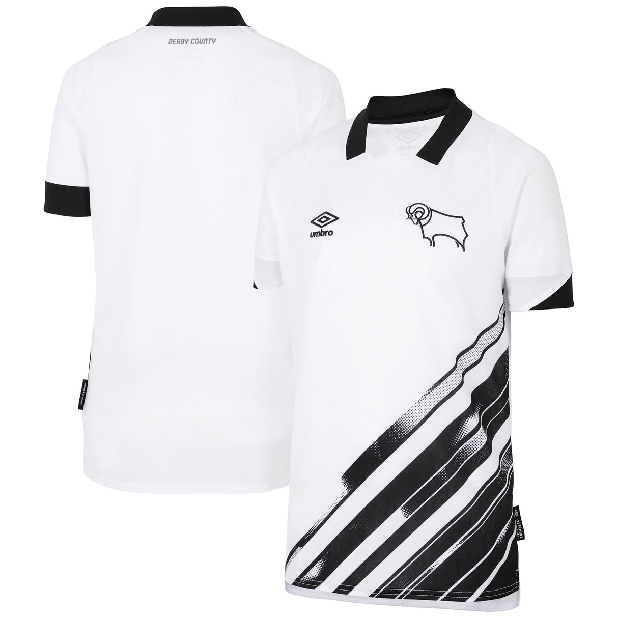 Derby County Home Shirt 2022-23 - Kids - Kit Captain